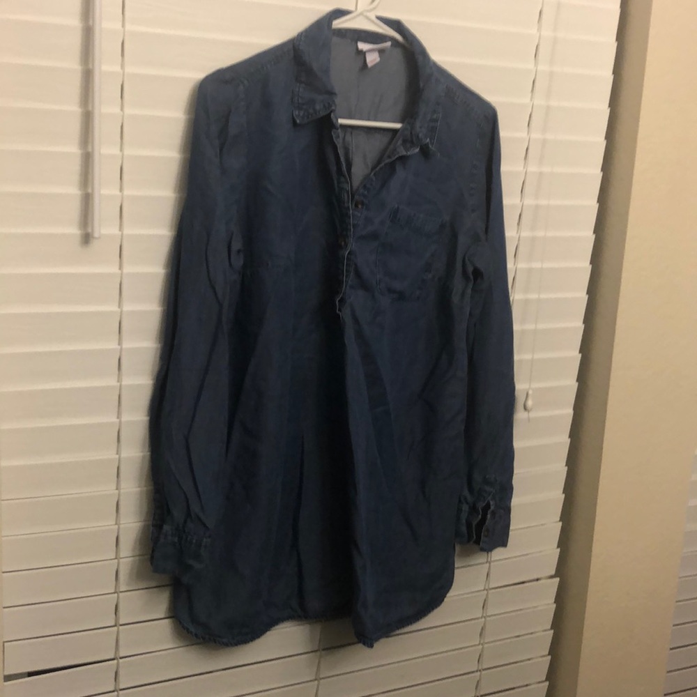 Denim Maternity tunic
